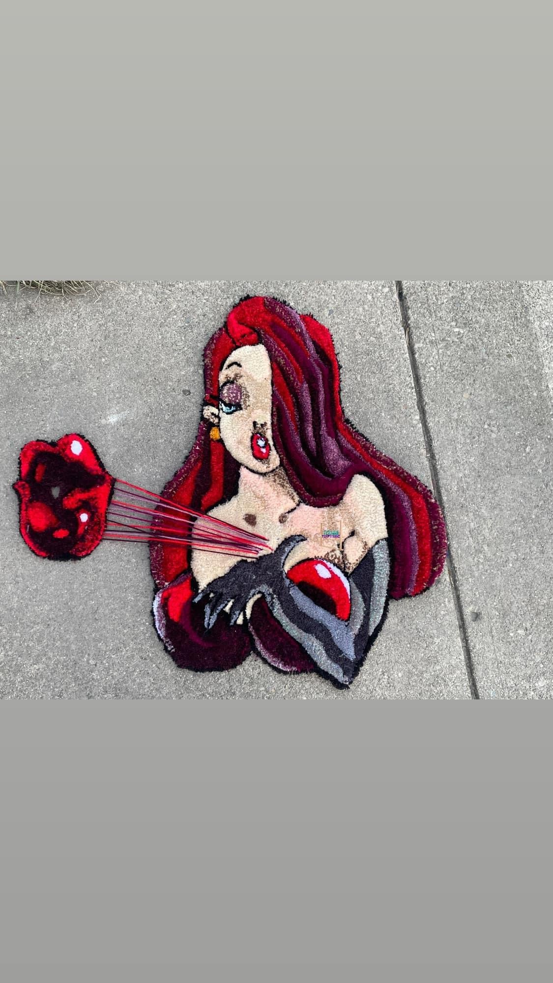 Custom 2 in 1 Jessica Rabbit Rug